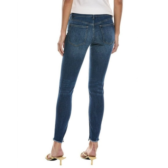 DL1961 Emma Low Rise Skinny Jeans Marcos (Mid Indigo Wash) - Picture 3 of 7